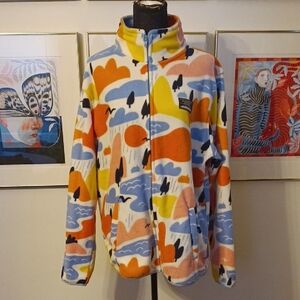 Vibrant Men's Lightweight Fleece Jacket